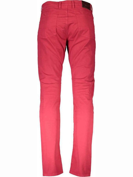 U.S. Polo Assn. Pantaloni pentru bărbați Chino Elastice Roșu