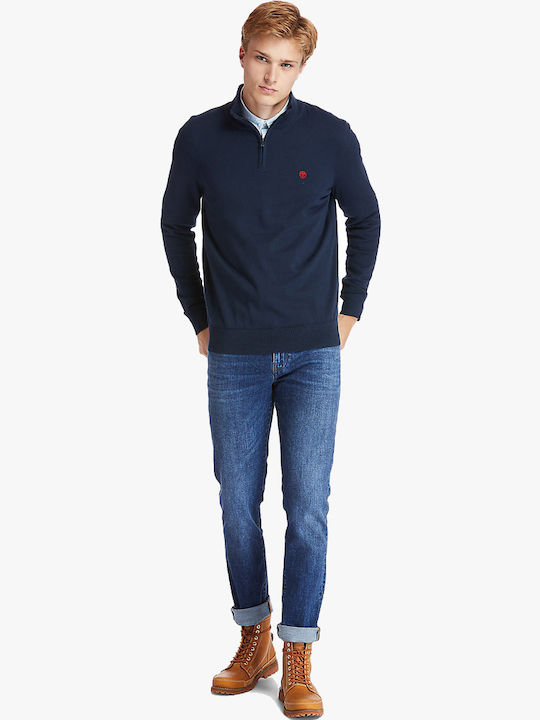 Williams River Long Sleeve Sweater Blue