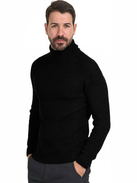 Langarm-Pullover Schwarz