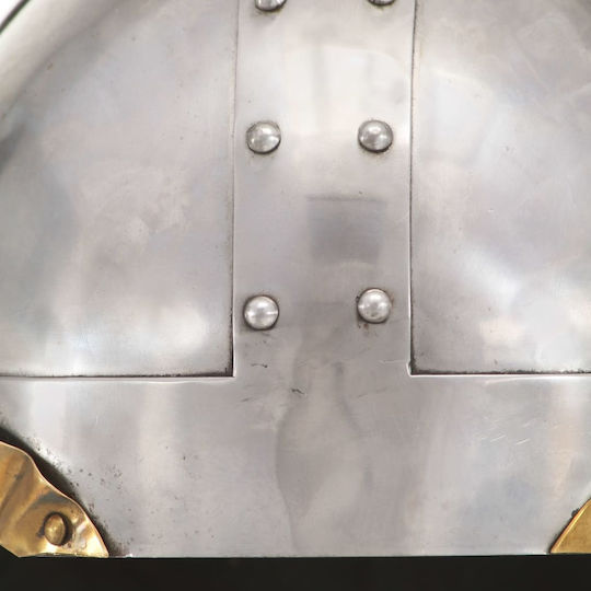 Karneval Ritter-Helm Silber 1Stück