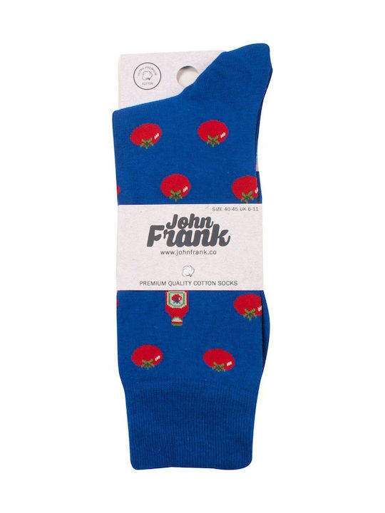 John Frank Tomatoes Чорапи с Дизайн Сини 1Пакет