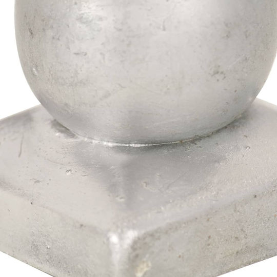vidaXL Garden Flooring Supplies Metal Cap 10.1x10.1cm 6 Pieces
