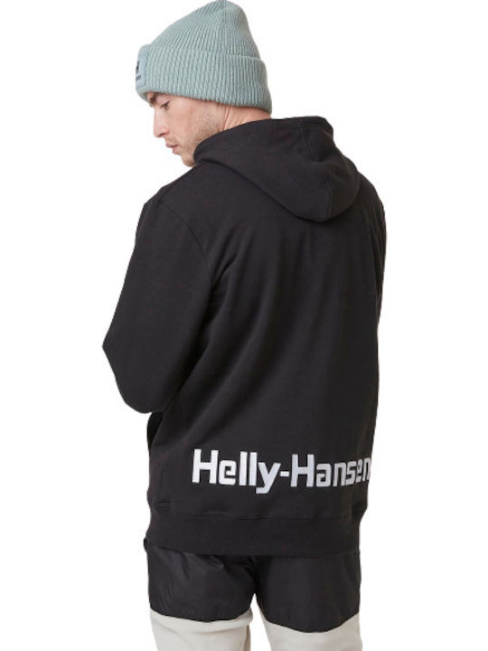 Helly Hansen YU 2.0 Men's Sweatshirt with Hood and Pockets Black