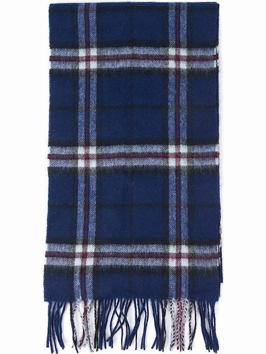 Men's Wool Scarf Navy Blue
