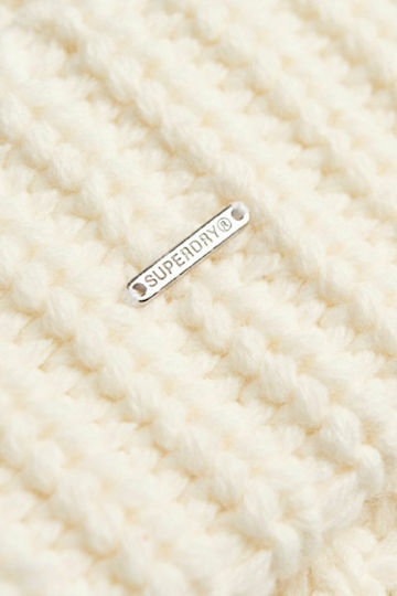 Super Chunky Beanie Frauen Beanie Gestrickt in Weiß Farbe