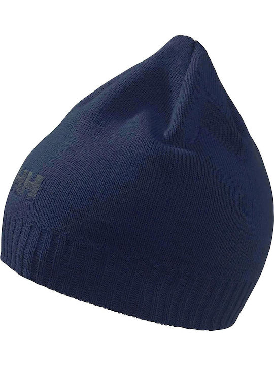 Knitted Beanie Cap Navy Blue