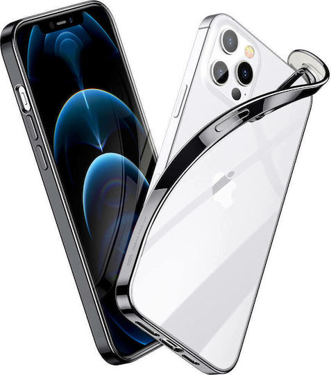 ESR Halo Задна корица Силикон 0.75мм Черен (iPhone 12 / 12 Pro)