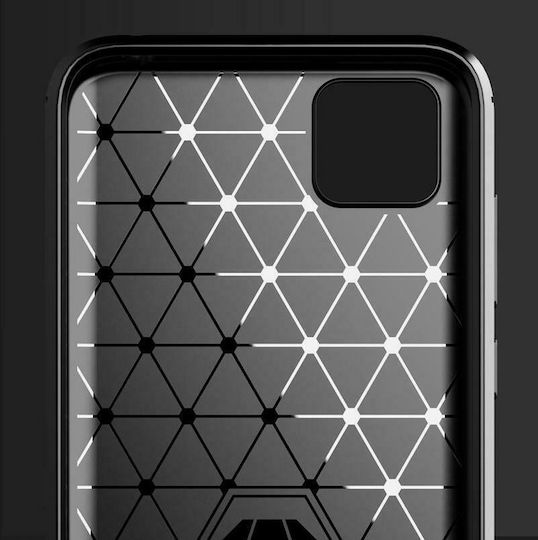 Powertech Back Cover Silicone Black (Huawei Y5p)