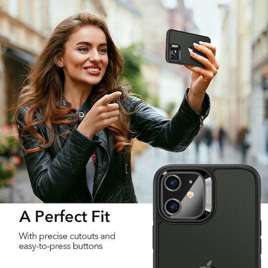 ESR Ice Shield Umschlag Rückseite Silikon Schwarz (iPhone 12 mini)