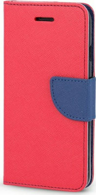 iSelf Fancy Synthetic Leather Wallet Red (Galaxy A71)