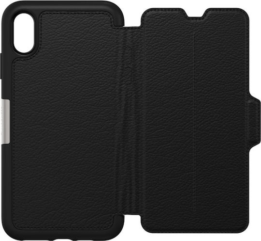Otterbox Strada Книга Изкуствена кожа Черен (iPhone XS Max)