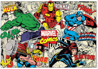 Marvel Retro Puzzle 2D 1000 Pieces