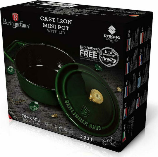Berlinger Haus Emerald Collection Βαθιά Κατσαρόλα από Μαντέμι 0.55lt / 12cm