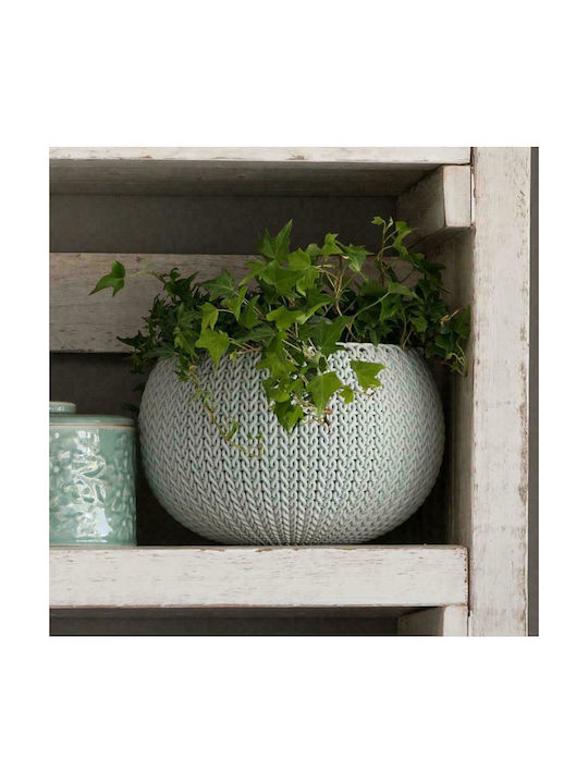 Keter Topf Runder Topf Kunststoff Gray 28x28x18cm.