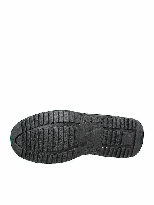 Schwarz Herrenstiefel mit Reißverschluss