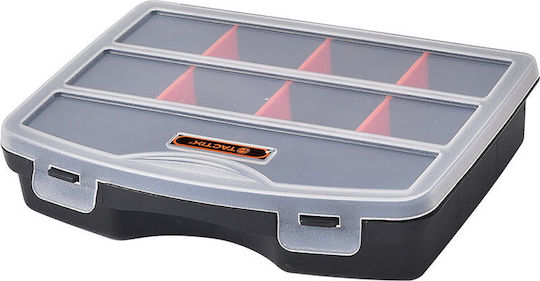 Tactix Tool Compartment Organiser 8 Slot Adjustable Black 19x15x4cm