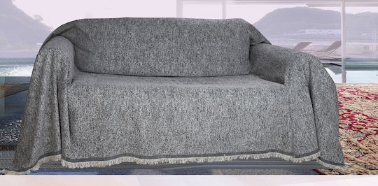 Mc Decor Armchair Throw Malta 180x180cm Grey