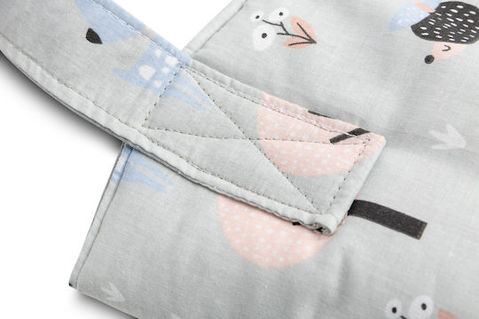 Sensillo Children's Fabric Storage Basket Gray 35x35x47cm