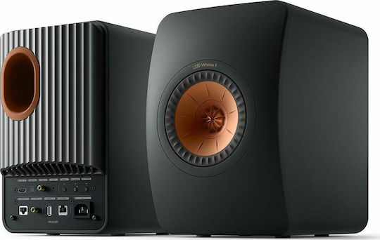 Kef LS50 Wireless II Αυτοενισχυόμενα Ηχεία με Wi-Fi & Bluetooth 760W (Ζεύγος) Μαύρα
