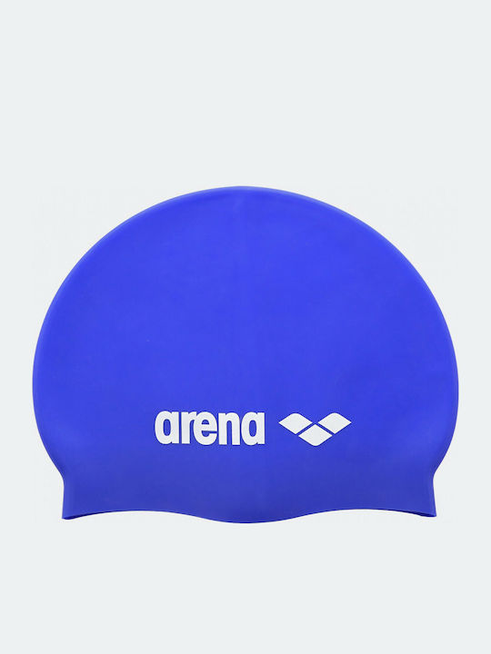 Arena Silicone Adults Swimming Cap Blue