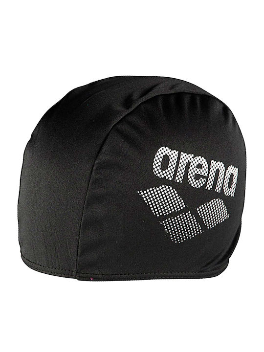 Arena Polyester Adults Swimming Cap Black