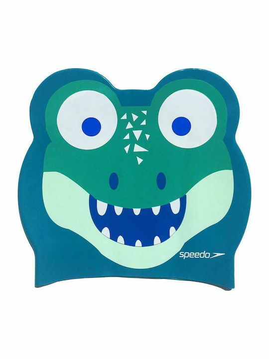 Speedo Printed Character Corey Croc Σκουφάκι Κολύμβησης Παιδικό Πράσινο