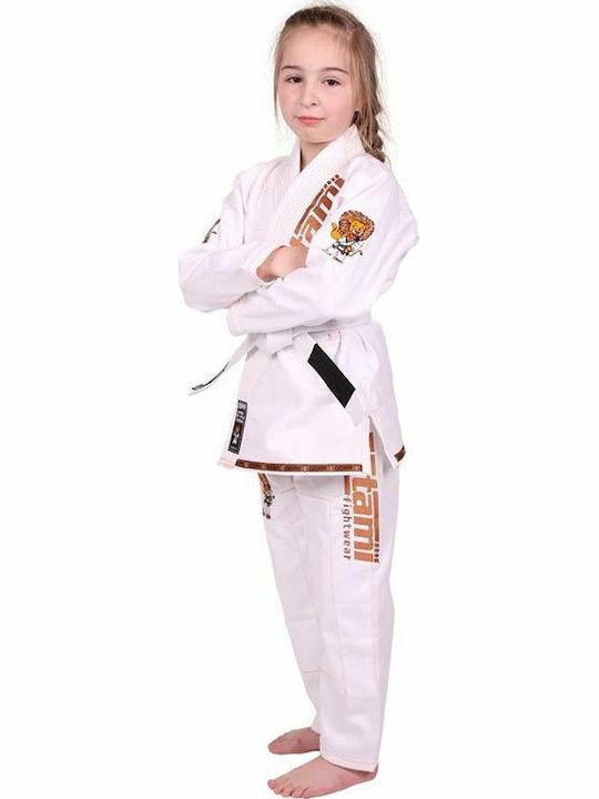 Tatami Fightwear New Meerkatsu Kids Animal Gi Kids Jiu Jitsu Uniform White