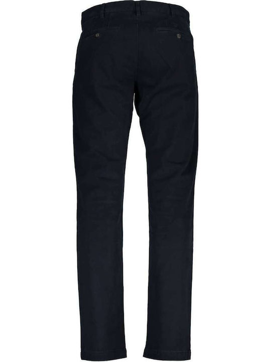 Hallden Παντελόνι Chino Ελαστικό σε Loose Εφαρμογή Navy Μπλε