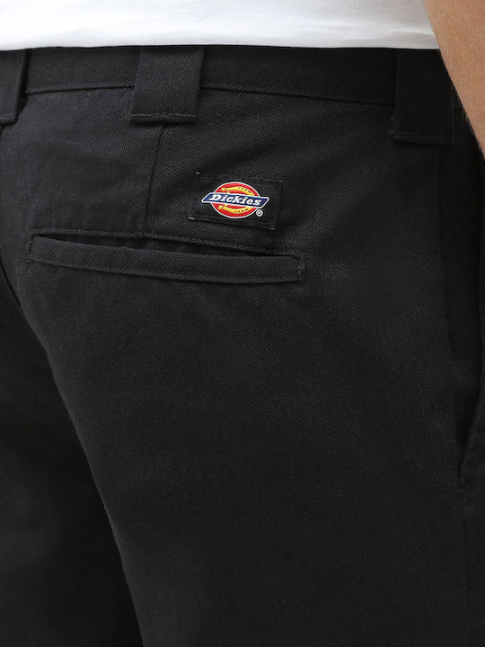 Work Παντελόνι σε Slim Εφαρμογή Μαύρο