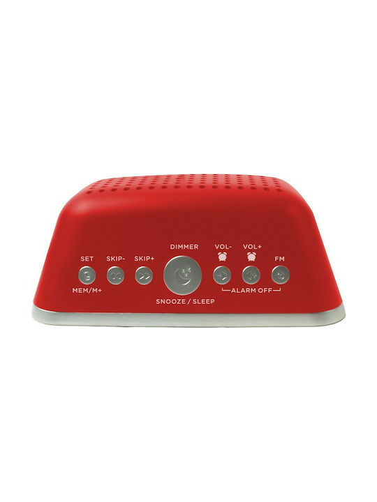 Aiwa Tabletop Digital Clock with Alarm & Radio CRU-19RD