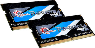 G.Skill Ripjaws 32GB DDR4 RAM με 2 Modules (2x16GB) και Ταχύτητα 3200 για Laptop