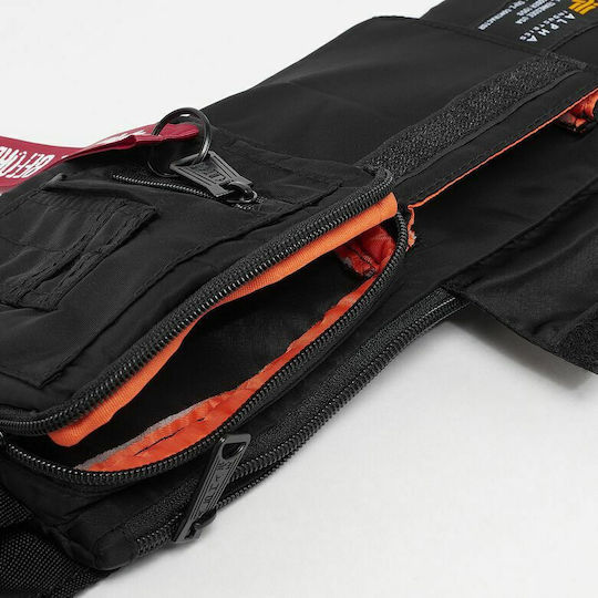 Alpha Industries Utility Στρατιωτικό Τσαντάκι Μέσης Μαύρο