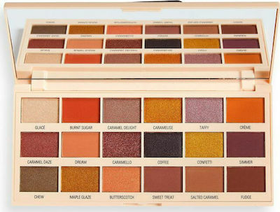 Revolution Beauty I Heart Chocolate Eye Shadow Palette in Solid Form Caramel Nudes 18gr