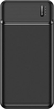 Maxlife MXPB-01 Power Bank 20000mAh με 2 Θύρες USB-A Μαύρο