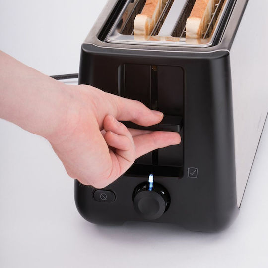 Cloer 3569 Toaster 2 Slots 1000W Inox
