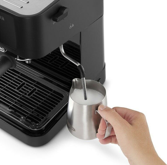 De'Longhi Stilosa Espresso Machine 1100W 15bar Pressure Black EC230.BK