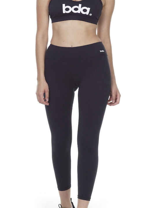 Instruire Colanti de femei Cropped Colanti Talie inalta Negru