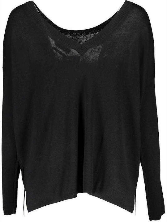 Gant Winter Women's Cotton Blouse Long Sleeve Black