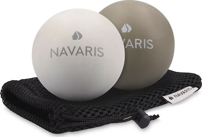Navaris Lacrosse Massage Balls Set Of 2 Μπάλα Μασάζ 0.3kg