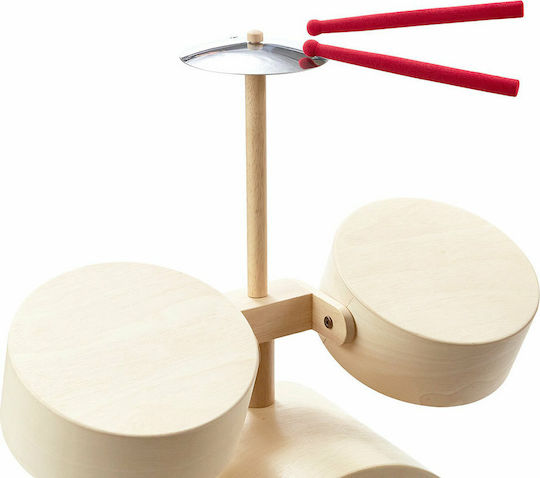 Plan Toys Wooden Drums For Ages 3+
