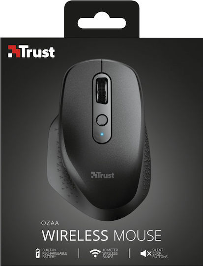 Trust Ozaa Wireless Ergonomic Mouse Black