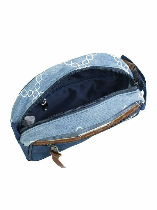 Lois Herren Necessaire in Blau Farbe 21cm