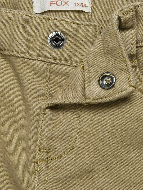 Alouette Kids Denim Trousers Beige