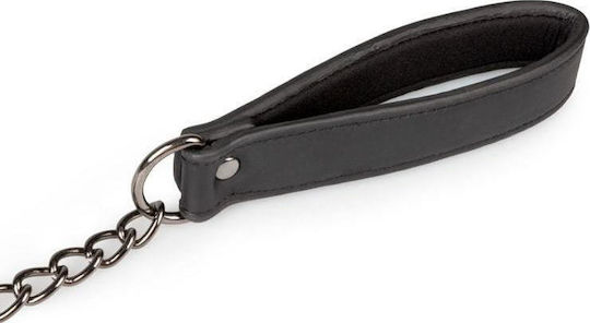 Easytoys Fetish Collection Fetish Collar With Leash Collar in Black Color