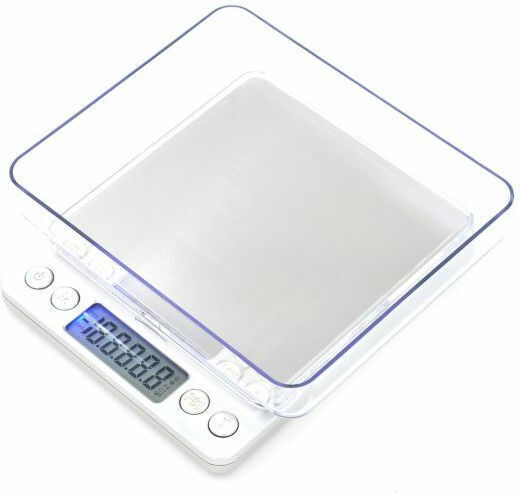 Electronic Precision Commercial Scale with Weighing Capacity of 2kg and Division 0.1gr