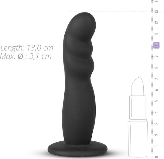 Easytoys Harness με Dildo 13cm σε Μαύρο Χρώμα