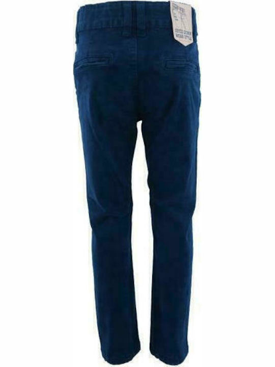 Joyce Boys Fabric Trouser Navy Blue