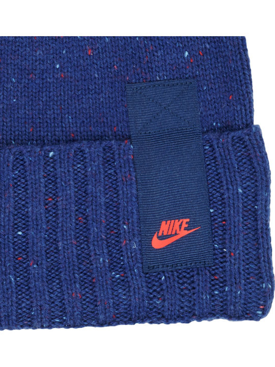 Beanie Beanie with Rib Knit in Blue color