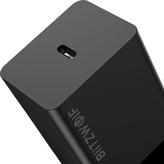 BlitzWolf Charger Without Cable with USB-C Port 65W Quick Charge 3.0 Blacks (BW-S17)