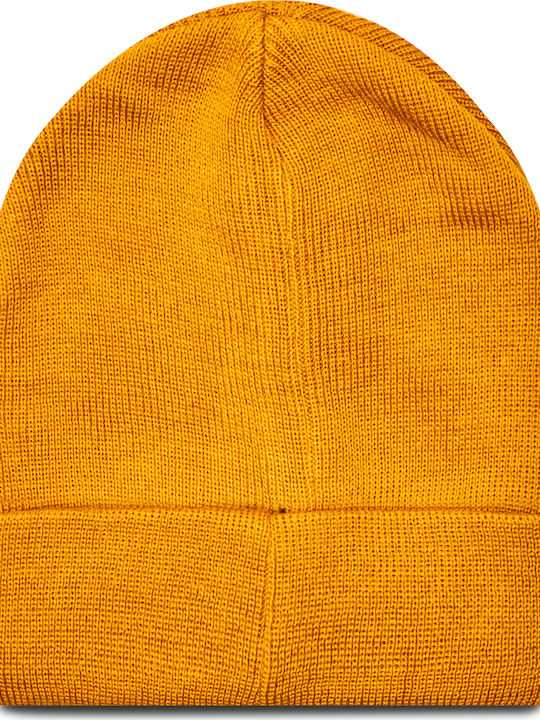 Kinder Mütze Gestrickt Gelb